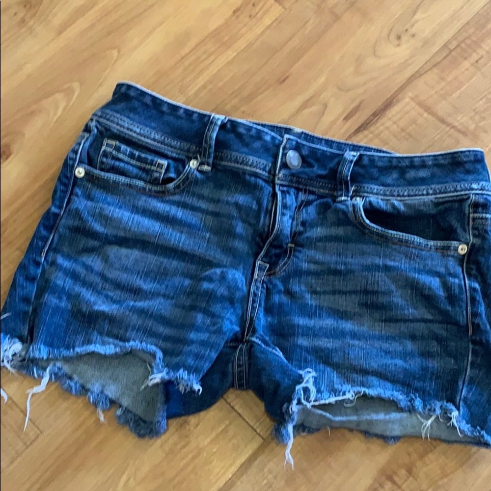 AMERICAN EAGLE Original CUT-OFF Jean Shorts Sz 10